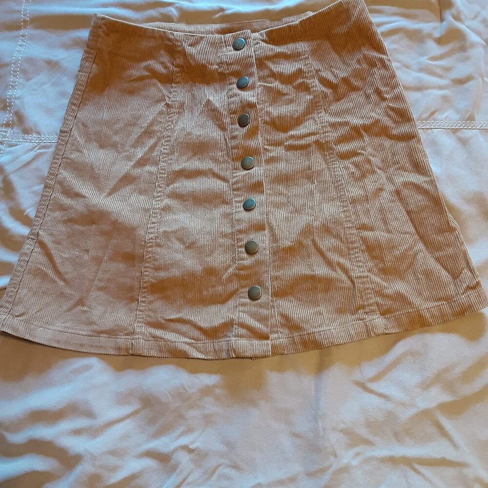 Brown Corduroy Skirt size M